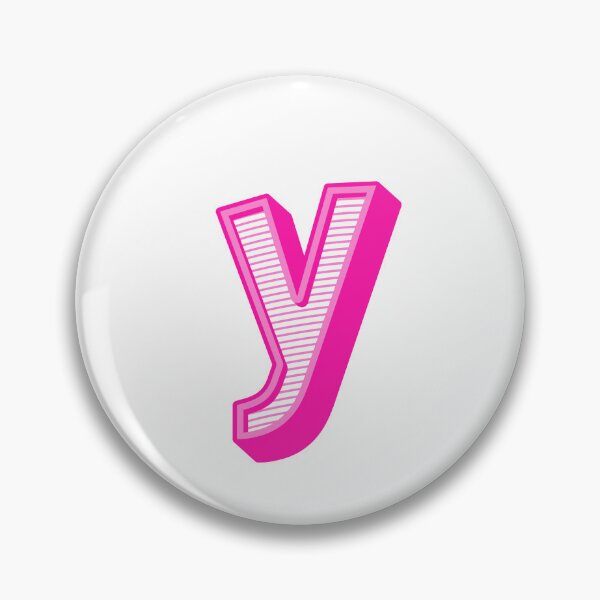 Item preview, 3D Alphabet Letter y - Bold Typography Design - Lowercase Alphabet Artwork designed and sold by uncoXab.