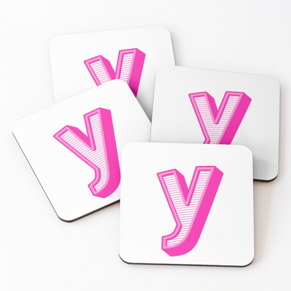 Item preview, 3D Alphabet Letter y - Bold Typography Design - Lowercase Alphabet Artwork designed and sold by uncoXab.