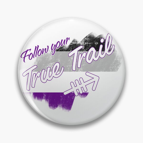 Item preview, Follow Your True Trail | Asexual designed and sold by shardsofblue.