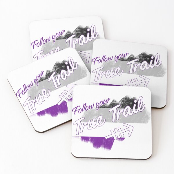 Item preview, Follow Your True Trail | Asexual designed and sold by shardsofblue.