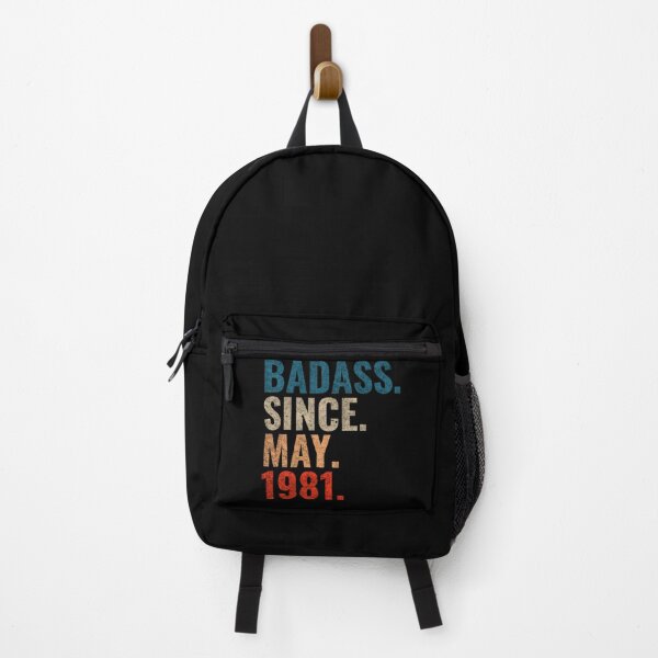 Item preview, Badass since May 1981 Vintage 1981 May birthday gift designed and sold by Teelogic.