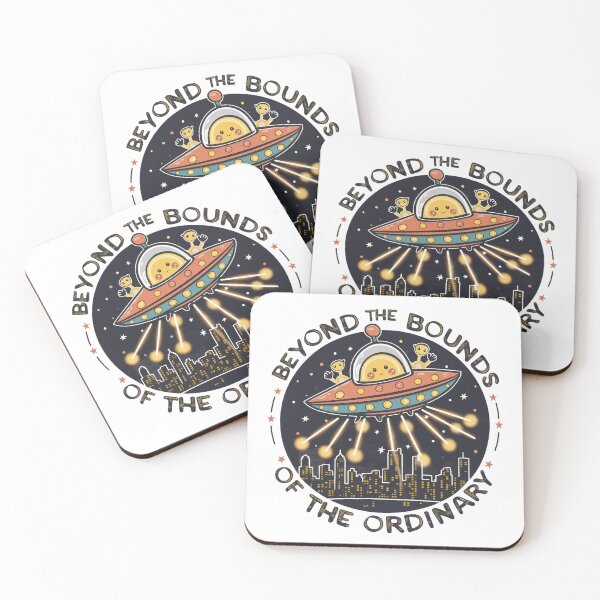 Item preview, Cute Alien UFO Adventure in the City designed and sold by behnay.