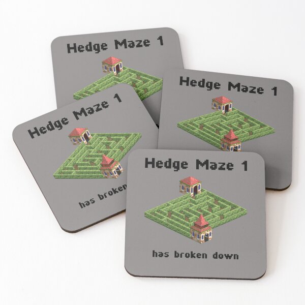Item preview, Rollercoaster Tycoon - Hedge Maze has broken down (black text) designed and sold by ronniesoak.