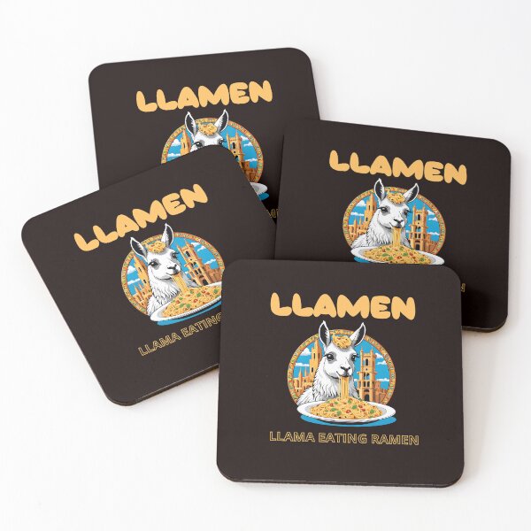 Item preview, Llamen Slurp My Ramen, Llama designed and sold by GorinART.