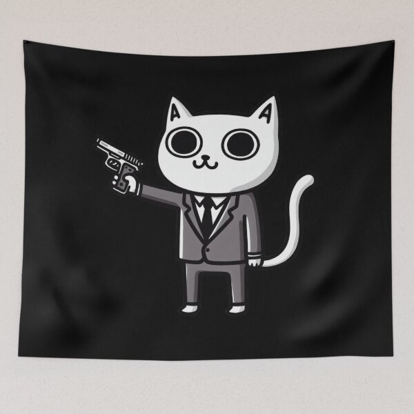 Item preview, Cat Gun Funny Kitty designed and sold by VerveVerseBoo.