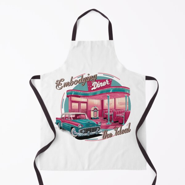 Item preview, Classic Americana Diner Scene with Vintage Car designed and sold by behnay.