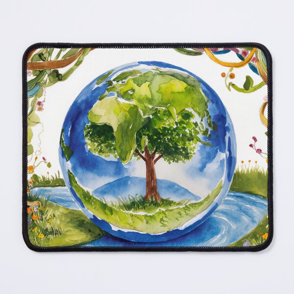 Item preview, green planet designed and sold by ururuty.