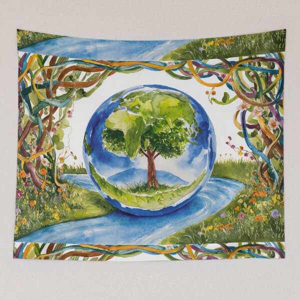 Item preview, green planet designed and sold by ururuty.