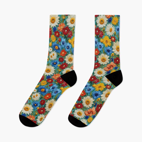 Artikelvorschau, Postimpressionistisches Blumenmuster entworfen und verkauft von Pokemondundee.
