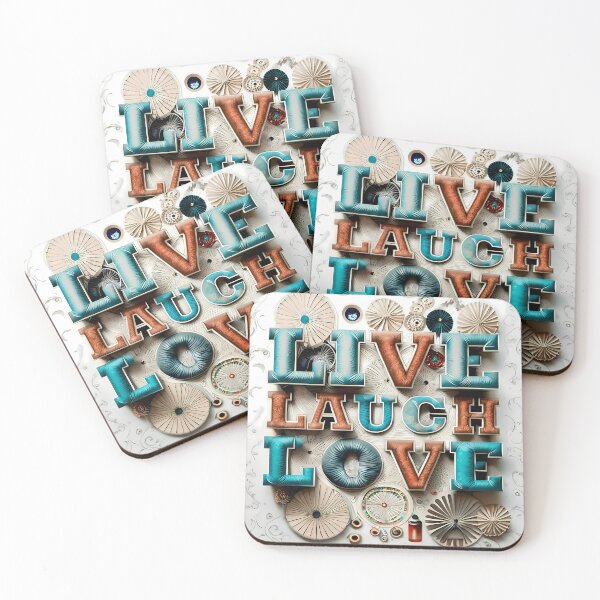 Item preview, Live Laugh Love designed and sold by Vibranta Studio.