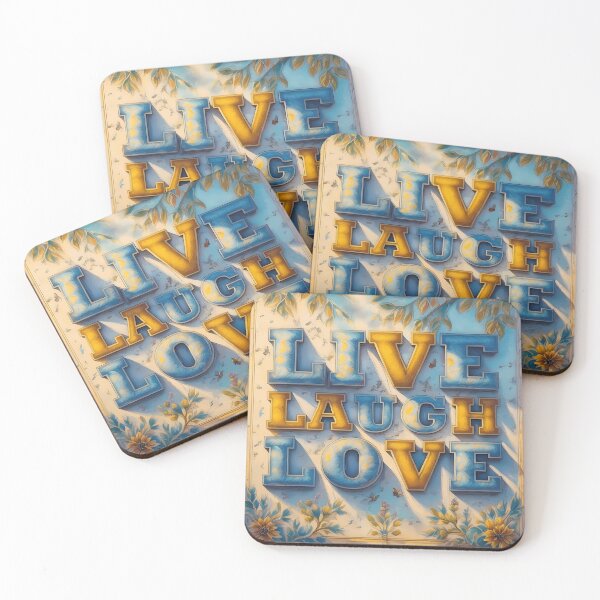 Item preview, Live Laugh Love designed and sold by Vibranta Studio.