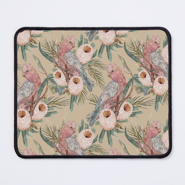 Item preview, Galah Bush Garden Beige designed and sold by Sketchbook Designs.