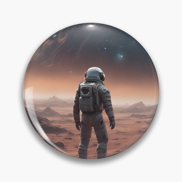 Item preview, Astronaut Exploring a Distant Planet designed and sold by Gargantua99.