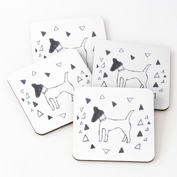 Item preview, Terrier and the Triangles designed and sold by TurnipWilson.