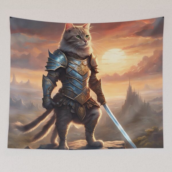 Item preview, Fantasy Cat Warrior designed and sold by Gargantua99.