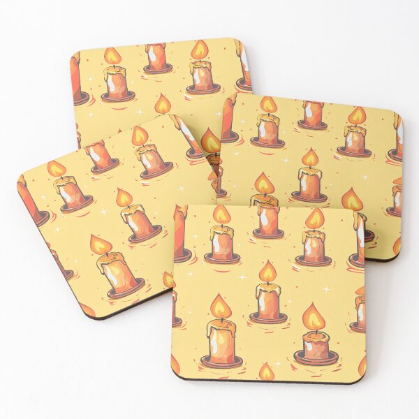 Item preview, Burning Candle Seamless Pattern  designed and sold by NikkofTime.