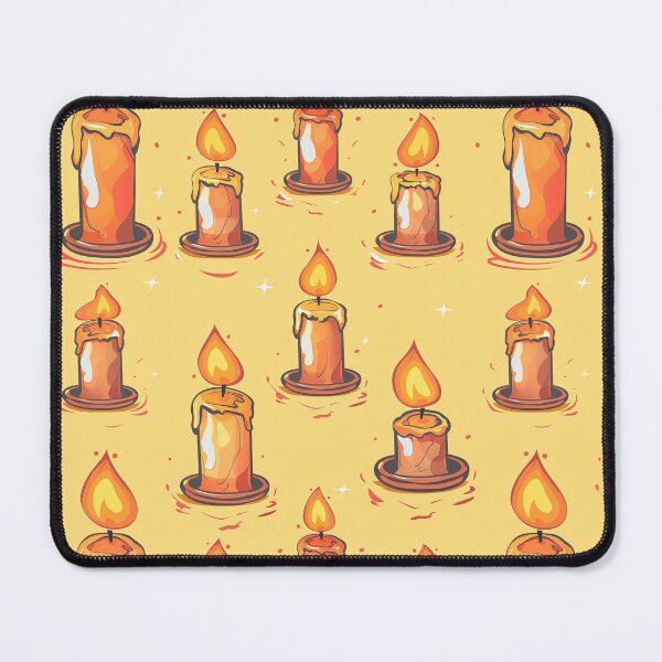 Item preview, Burning Candle Seamless Pattern  designed and sold by NikkofTime.