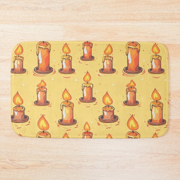 Item preview, Burning Candle Seamless Pattern  designed and sold by NikkofTime.