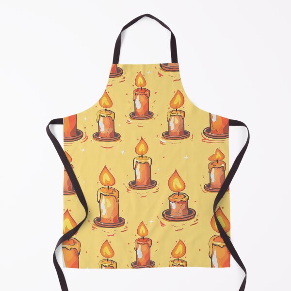 Item preview, Burning Candle Seamless Pattern designed and sold by NikkofTime.