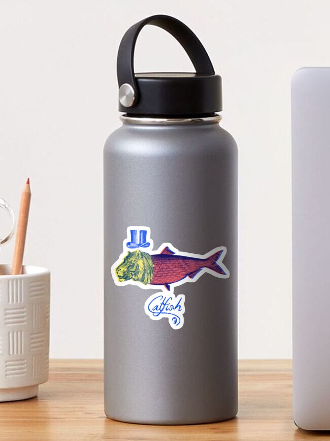 Thumbnail 1 of 3, Sticker, Catfish designed and sold by JoseAzorin.