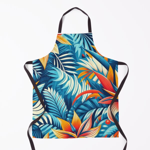 Item preview, Blue Tropical Floral Pattern designed and sold by ProductBae.