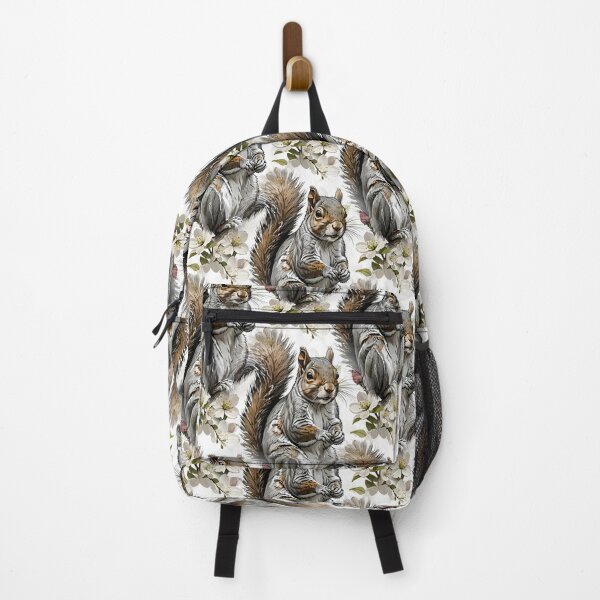 Item preview, An Eastern Gray Squirrel Surrounded By Flowering Dogwood Pattern designed and sold by taiche.