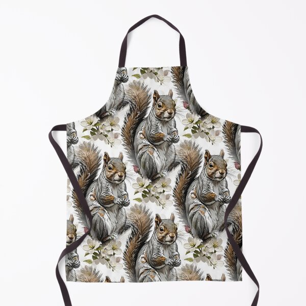 Item preview, An Eastern Gray Squirrel Surrounded By Flowering Dogwood Pattern designed and sold by taiche.