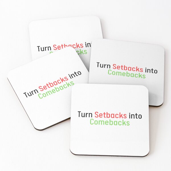 Item preview, Turn setbacks into comebacks  designed and sold by syedmaaz.