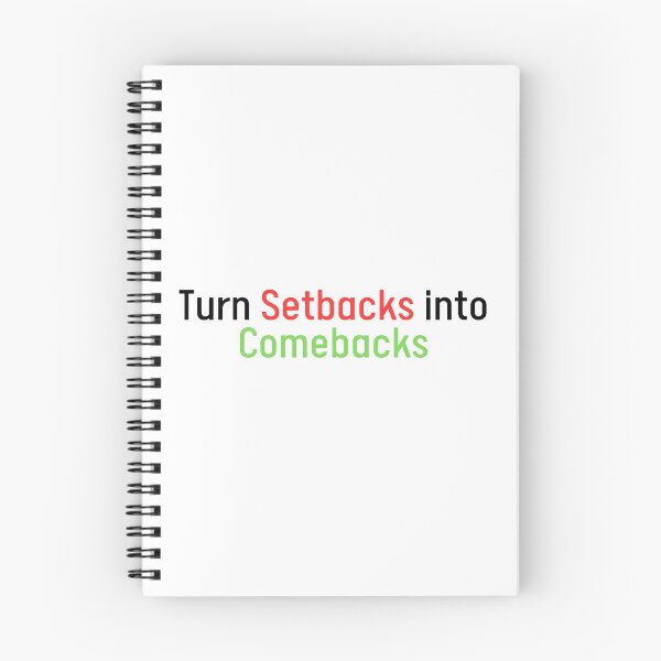 Item preview, Turn setbacks into comebacks  designed and sold by syedmaaz.