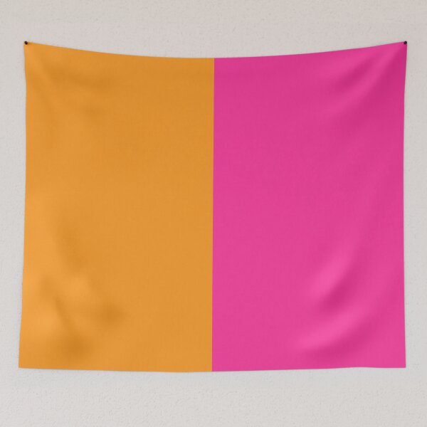 Item preview, Pink Orange Two Tone Color Split designed and sold by PatternTitan.