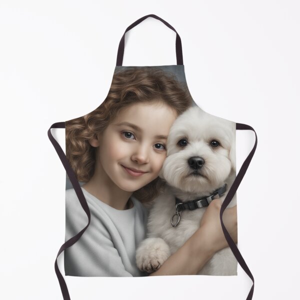 Item preview, Lil' Girl with Bichon Frise Puppy! designed and sold by Annabelly321.