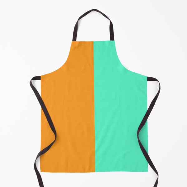 Item preview, Teal Orange Two Tone Color Split designed and sold by PatternTitan.