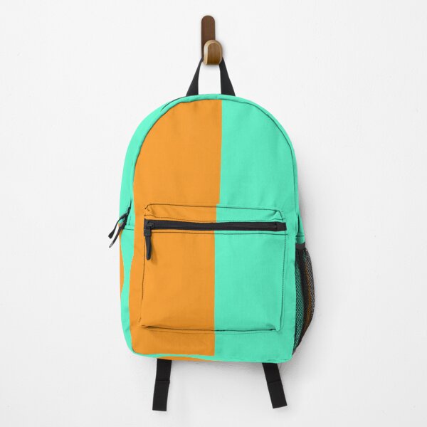 Item preview, Teal Orange Two Tone Color Split designed and sold by PatternTitan.