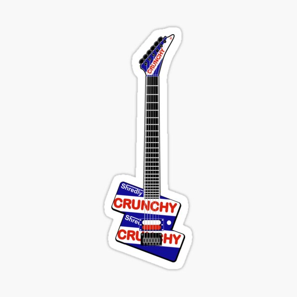 Crunchy Guitar Sticker