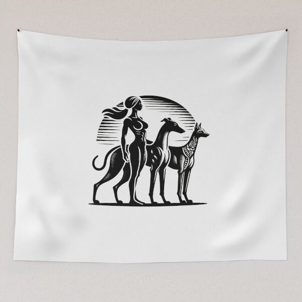 Item preview, Muscle women with dog designed and sold by Suppers.