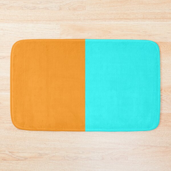 Item preview, Turquoise Orange Two Tone Color Split designed and sold by PatternTitan.