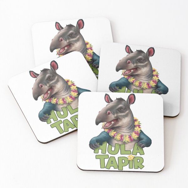 Item preview, Hula Tapir  - Tapir with Flower Lei designed and sold by vk09.