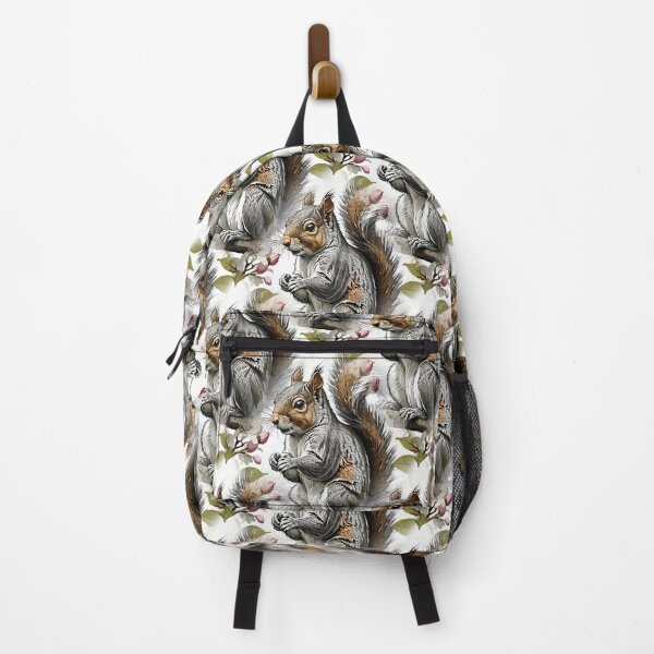 Item preview, An Eastern Gray Squirrel Surrounded By Flowering Dogwood Pattern 2 designed and sold by taiche.