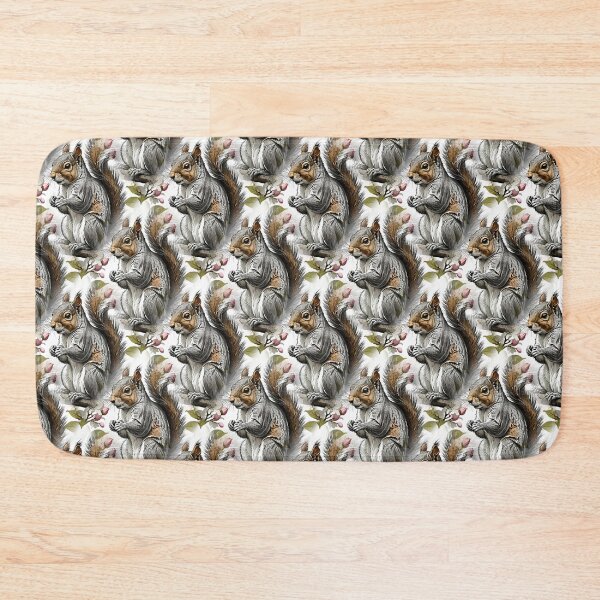 Item preview, An Eastern Gray Squirrel Surrounded By Flowering Dogwood Pattern 2 designed and sold by taiche.