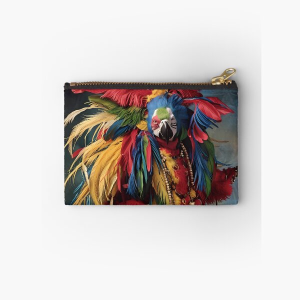 Item preview, “Plucked elegance: Parrot with human appearance” designed and sold by Art-Vortex-fr.