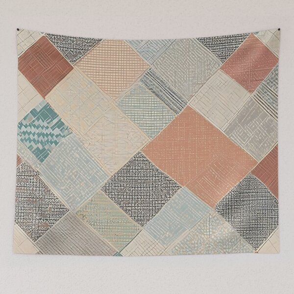 Item preview, Contemporary Beige & Brown Pattern Argyle Pattern designed and sold by Tamas Das.