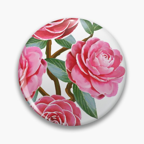 Item preview, Watercolor Camellia Art designed and sold by Ayesha Saleem.