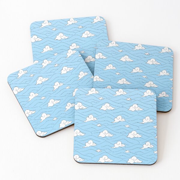 Item preview, blue cloud pattern  designed and sold by Happy Hues.