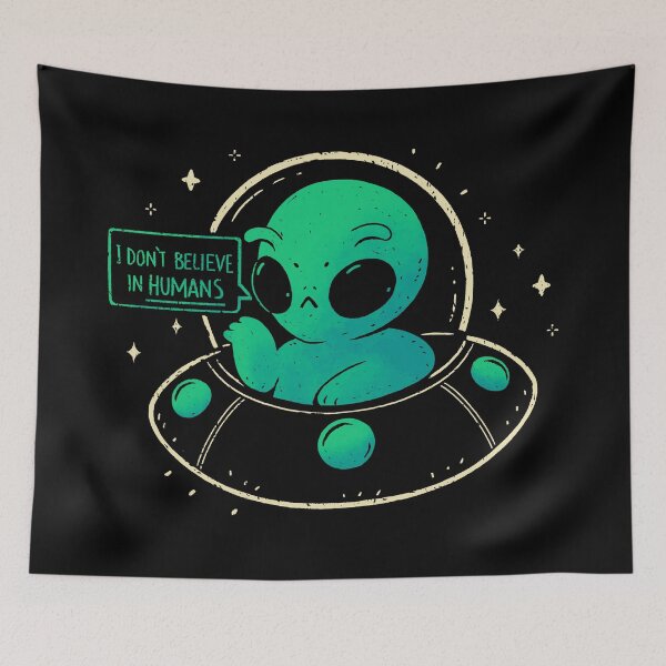 Item preview, Aliens dont believe in Humans designed and sold by xMorfina.