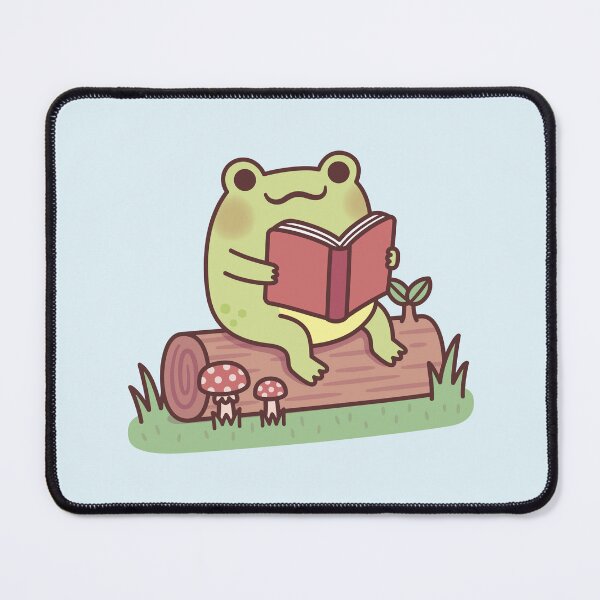 Item preview, Cute Frog Reading A Book Outdoors designed and sold by rustydoodle.