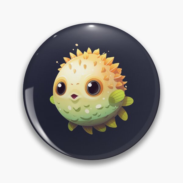 Item preview, Cute puffer fish designed and sold by DerSenat.