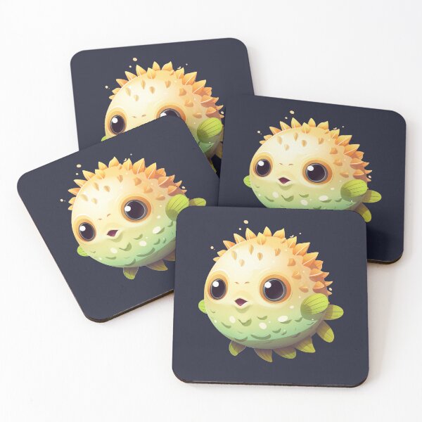 Item preview, Cute puffer fish designed and sold by DerSenat.