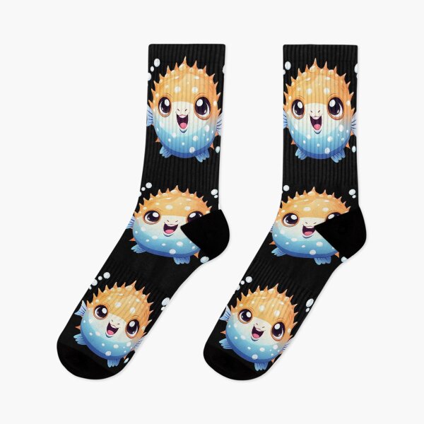 Item preview, Cute puffer fish designed and sold by DerSenat.