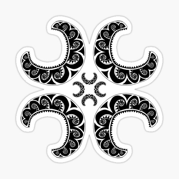 Maori Cross Sticker