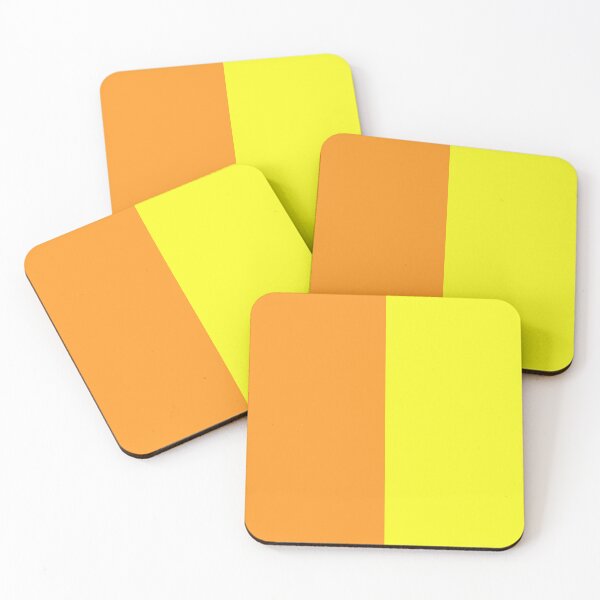 Item preview, Yellow Orange Two Tone Color Split designed and sold by PatternTitan.